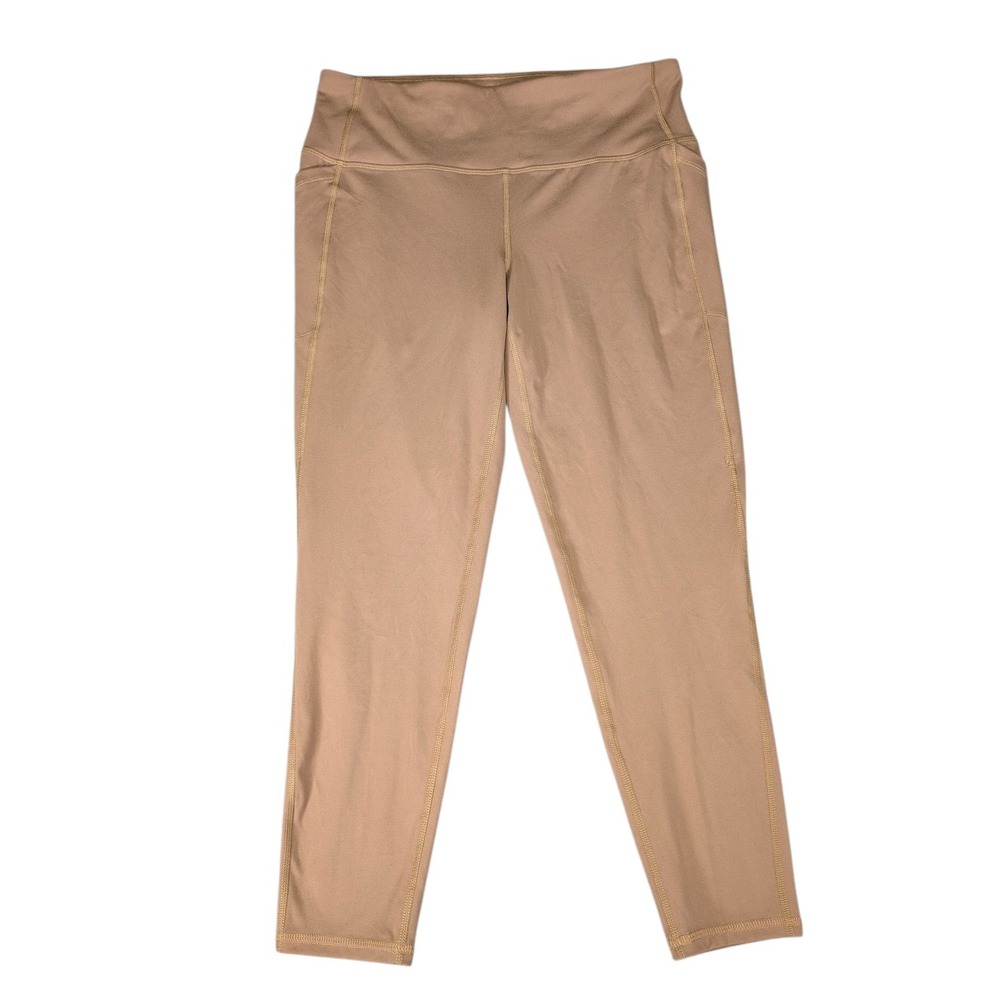 DSG Momentum High Rise 7/8 Tight Womens Large Tan Brown Leggings NWT DAW123067